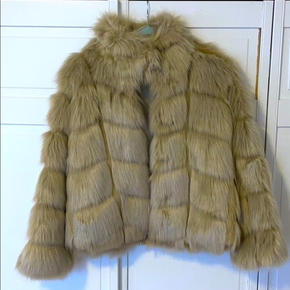 Zara Faux Fur Coat